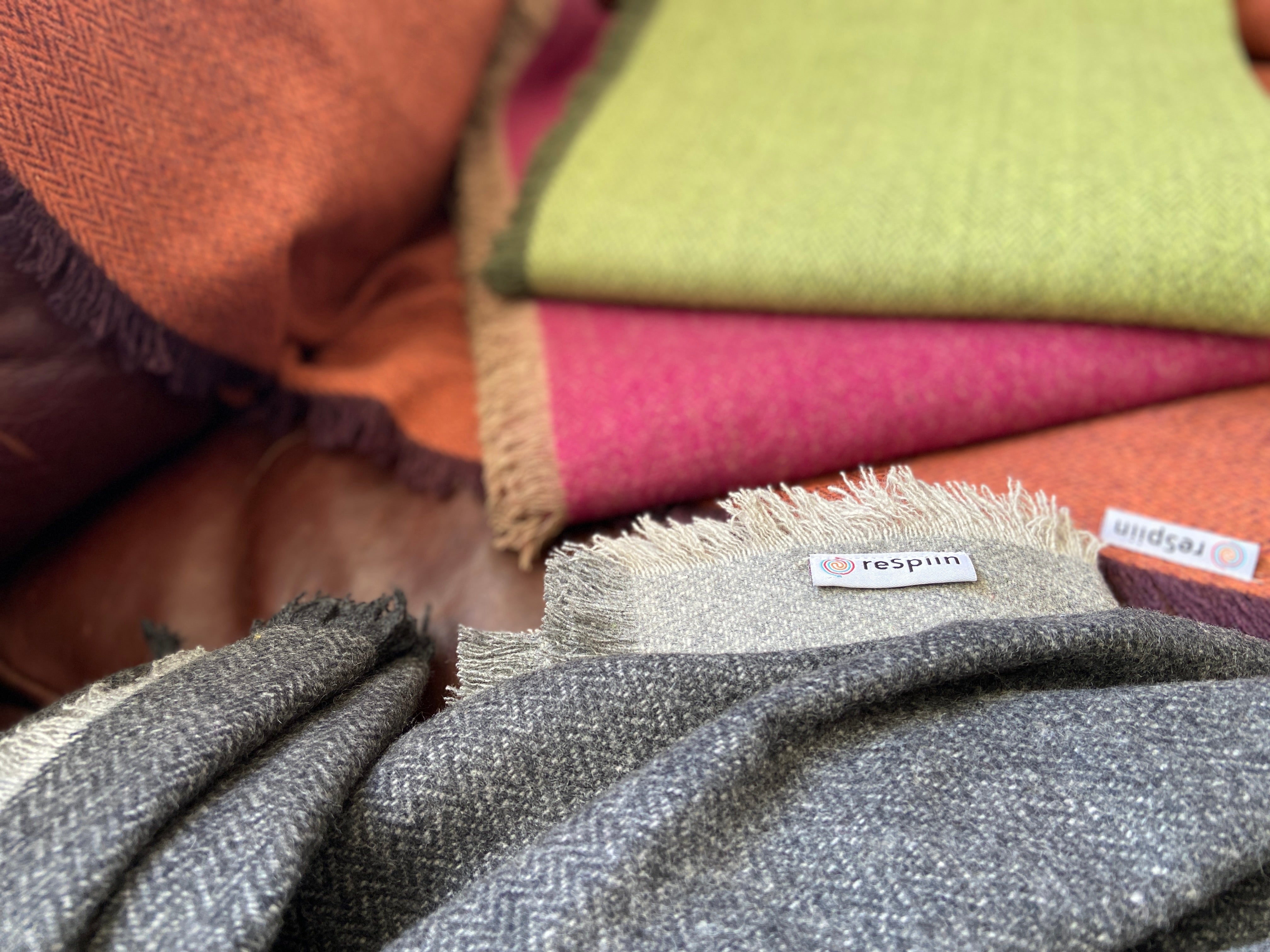 ReSpiin Recycled Wool Blankets + Cushions Buy Online