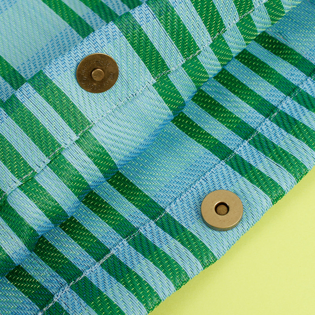 Recycled Woven Tote Bag - Ocean