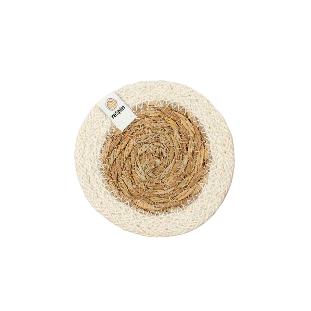 Home Goods Freeleaf  Abundance Coasters Set Jute ⋆ Purpojewelry