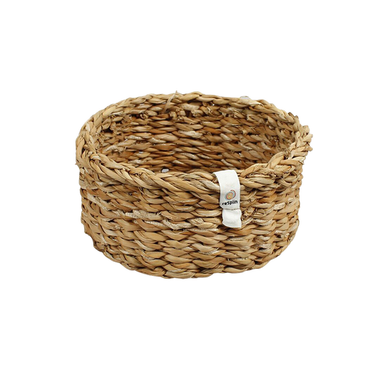 SMALL Woven Seagrass Basket - NATURAL