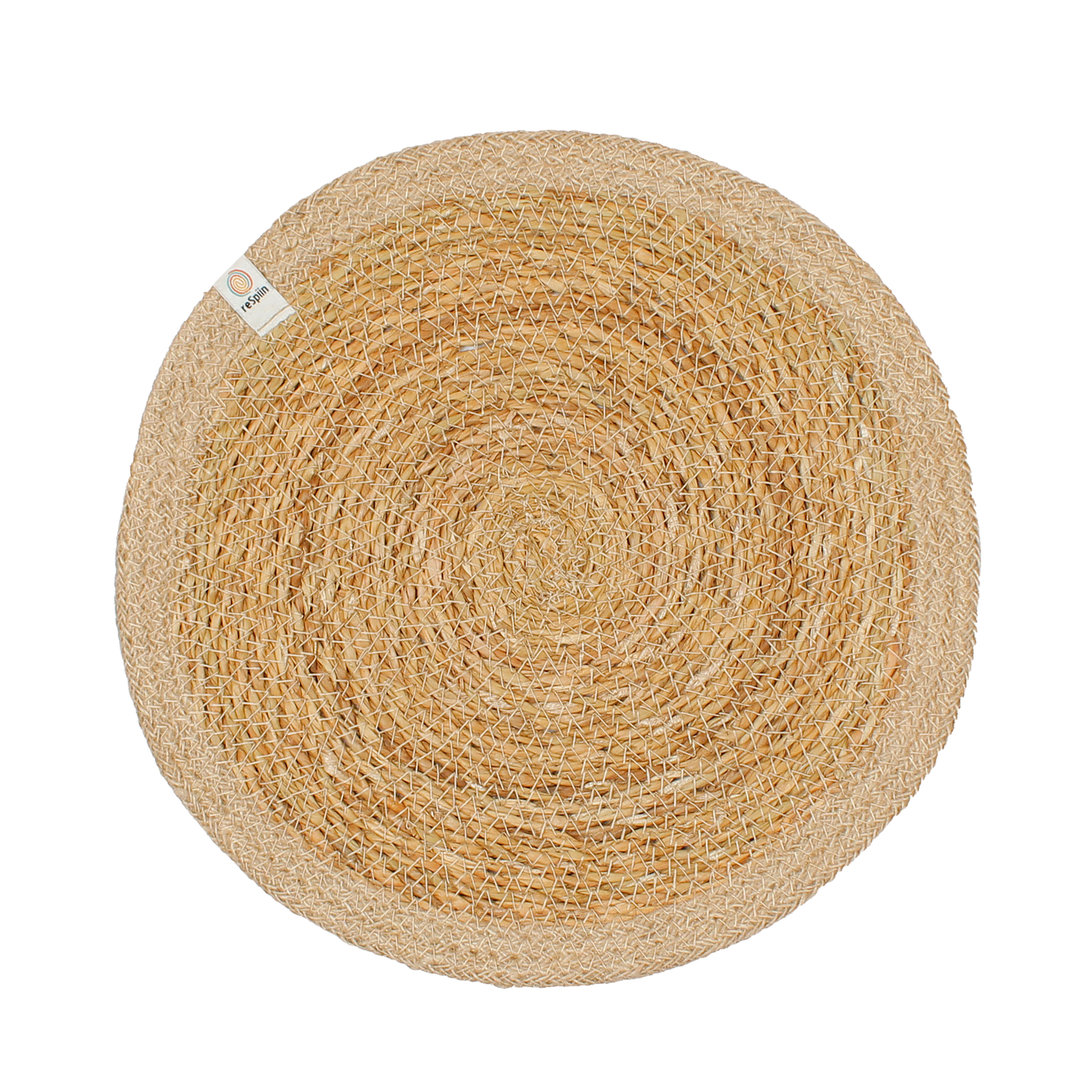 Woven Seagrass + Jute Tablemat - NATURAL/NATURAL