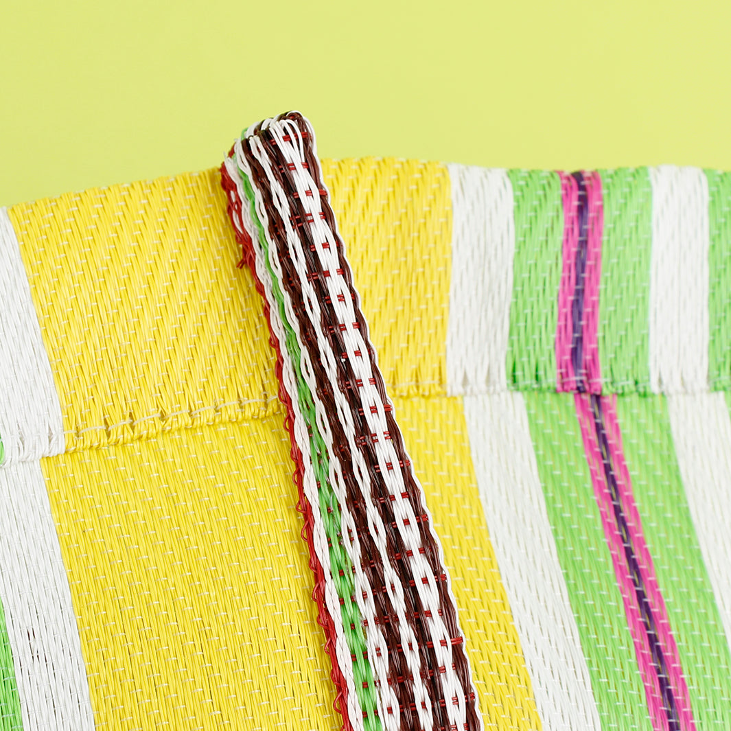 Recycled Woven Tote Bag - Beach