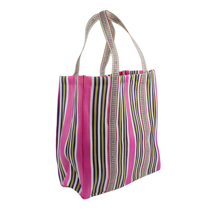 Recycled Woven Tote Bag - Fire