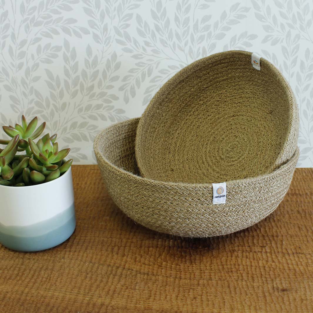 Jute Bowl Natural - Large