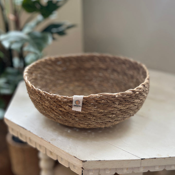 *NQP* Seagrass Large Bowl - Natural