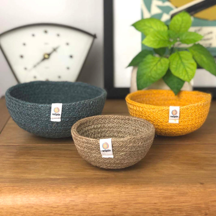 *NQP* Jute Mini Bowl Set - Beach