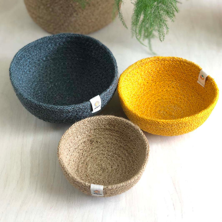 *NQP* Jute Mini Bowl Set - Beach