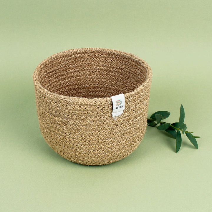 Jute Tall Basket - Medium