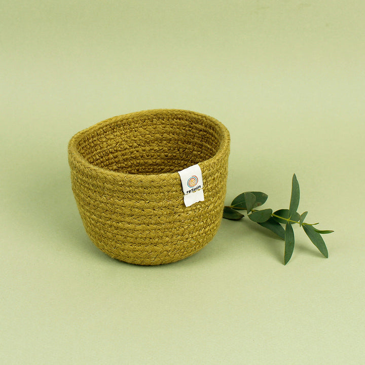 Jute Tall Basket - Small