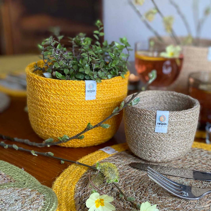 Tall Jute Basket Set - Beach