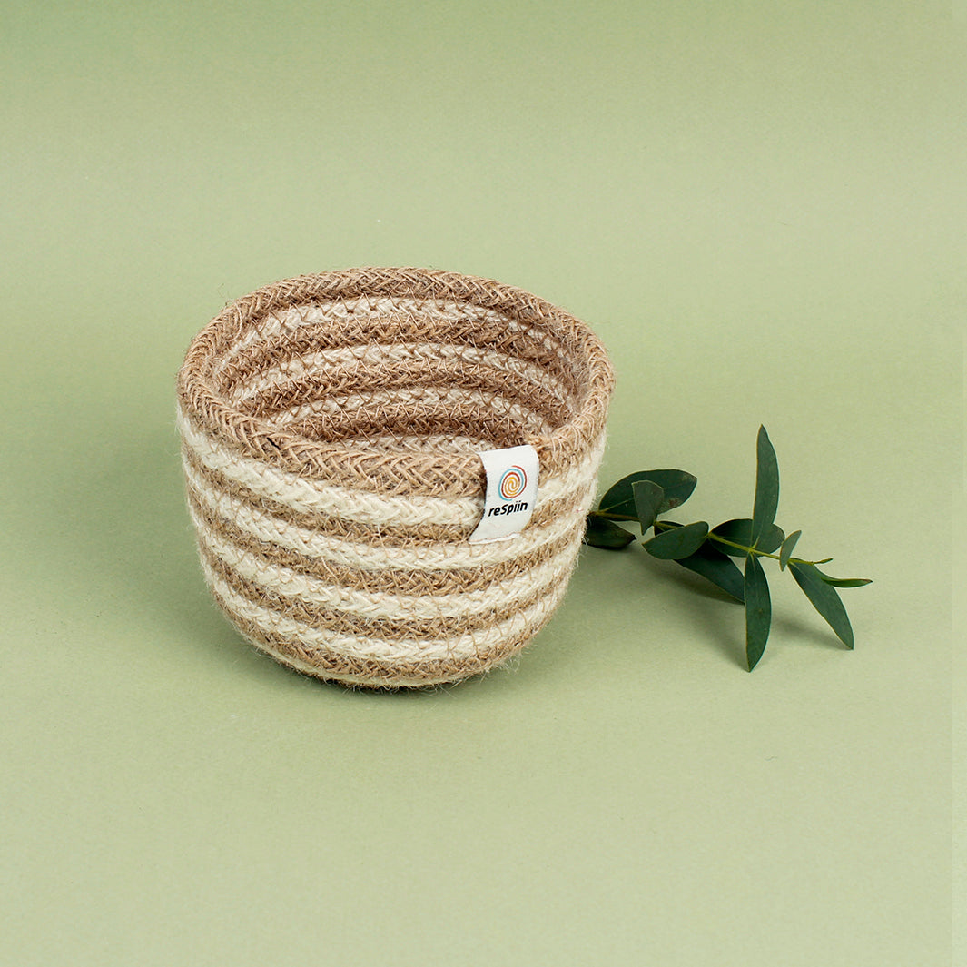 Jute Tall Basket - Small