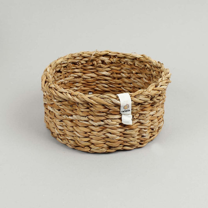 Woven Seagrass Basket - Small - Green Tulip