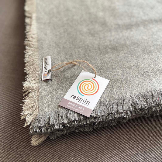 Recycled Wool Blanket/Throw - Dove