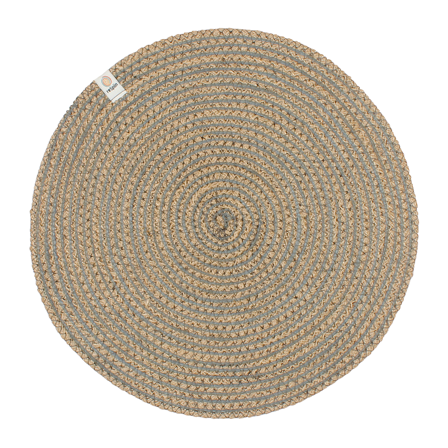 Spiral Jute Tablemat - NATURAL/GREY